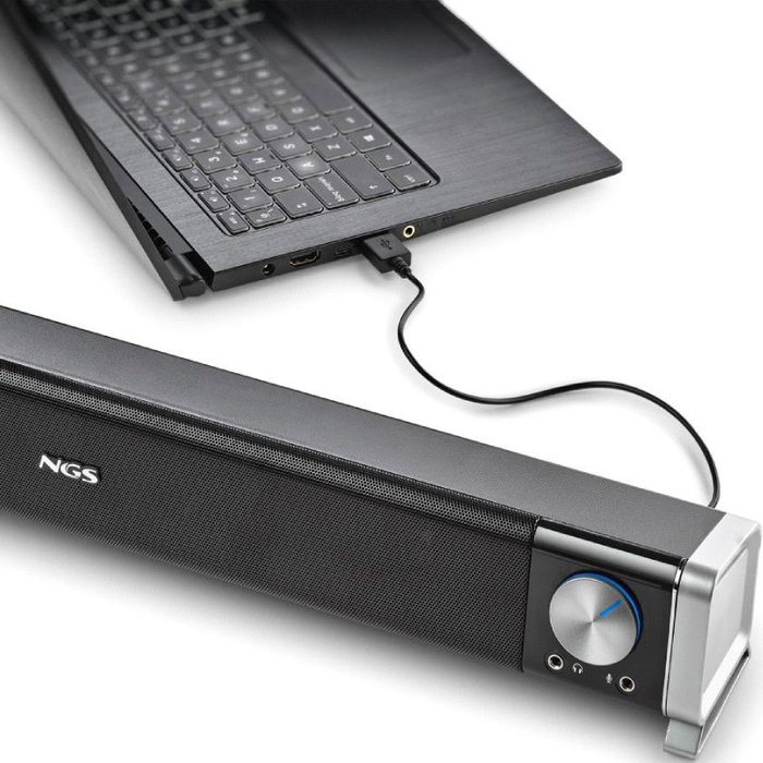 NGS Barra de sonido Subway con Bluetooth 40W 2.0 Negra